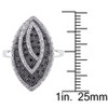EVERLY JEWELRY | Sterling Silver 1/3ct. t.w. Carat White and Black Diamond Fashion Ring in Sterling Silver - 3 of 3