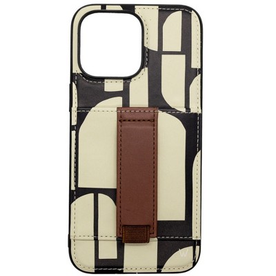 Walli Cases Firewood by Madison Vining Phone Case with Wallet and Finger Strap