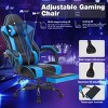 Ergonomic Gaming Chair with Footrest and Massage Lumbar,Adjustable Recliner Computer Chair-The Pop Home - 2 of 4