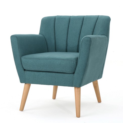 Teal club deals chair