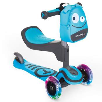 smarTrike T1 Adjustable 3-n-1 Kids Scooter with LED Wheels and Storage Bag