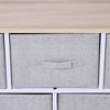 40" L 5 Drawer Horizontal Storage Cube Dresser Unit Bedroom Organizer Livingroom Shelf Tower with Fabric Bins - 2 of 4
