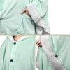 PAVILIA Angel Wrap Hooded Blanket for Women Adult, Wearable Cozy Wrap Throw Fleece Shawl Cape - 4 of 4