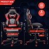 ELECWISH Racing Style High Back Computer Chair with Footrest Headrest and Lumbar Support - 2 of 4