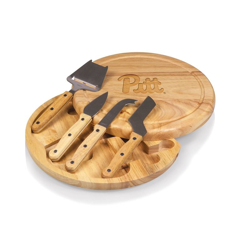 NCAA Pittsburgh Panthers Circo Cheese Cutting Board &#38; Tools Set - Brown, 2 of 6