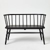 Shaker Wooden Dining Bench with Curved Back - Hearth & Hand™ with Magnolia - 2 of 4