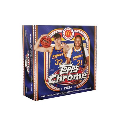 2024 Topps McDonald's All American Games Chrome Basketball Trading Card Mega Box