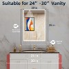 Alita LED Bathroom Medicine Cabinet with Mirror, 3-Mode Dimmable Light, Anti-Fog, Memory Function, Outlet - 2 of 4