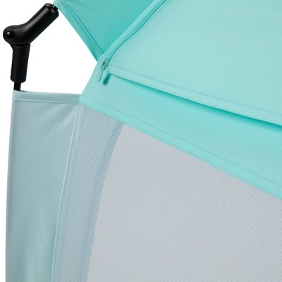 Aqua Blue Portable Mesh Dome Play Yard