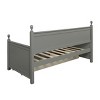Twin Size Daybed with Storage Drawers,  Solid Wood Frame Bed with Slatted Panels for Bedroom-Baofuwish - 3 of 4