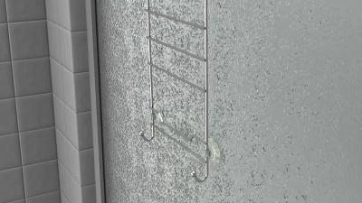 Stainless Steel Over-the-Door Adjustable Shower Caddy with Shelves