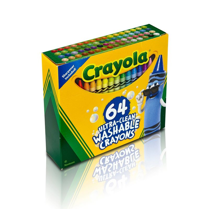Crayola 64ct Ultra Clean Washable Crayons, 3 of 8