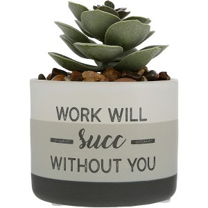 Pavilion Gift Company - Will Succ - Artificial Potted Plant  - Artificial Plants - 1 of 4