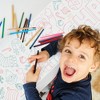 Big Dot of Happiness Very Merry Christmas Coloring Table Runner, 7ft Long Craft Activity Table Runner for Kids & Family, Giant Coloring Page - 1 Roll - 2 of 4