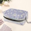 Unique Bargains Women Portable Rabbit Sequin Makeup Bag Purple 1 Pc - 2 of 3