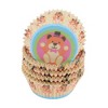 Unique Bargains Teddy Bears Print Disposable Baking Cups Greaseproof Paper Multicolor 1.97"x1.18" 100 Pcs - 3 of 4