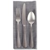 Design Imports  Variegated Napkin Set 6 Piece, Gray, 20X20" - 2 of 4