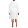 Lands' End Women's Cotton Terry Knee Length Spa Bath Robe - 2 of 3