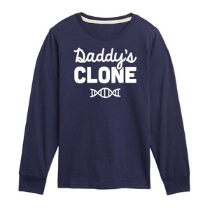 Boys' - Instant Message - Daddy's Clone Long Sleeve Graphic T-Shirt - 1 of 4