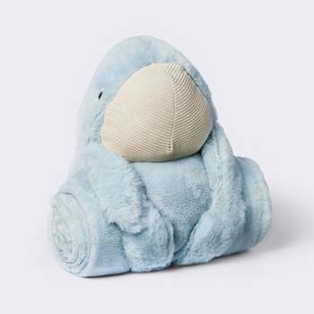 Plush Blanket with Soft Toy - Whale - Cloud Island™