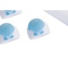 C&F Home Blue Sea Shell Napkin Ring S/4 - 3 of 4