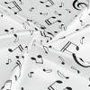 Elerevyo Women Musical Note Printed Satin Silky Square Large Neck Scarves 35.4"x35.4" 1 Pc - 4 of 4