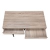 PAGED Computer Desk with Storage Drawers, Versatile Home Office Desk with Metal Base, Writing Desk for Living Room, Home Office - 3 of 4