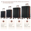 Lyngins Hardshell 16/20/24/28 Inch 6PCs Luggage Sets with TSA Lock,Spinner Wheels,Telescopic Handle,Expandable Suitcases Sets for Family Trips - 3 of 4
