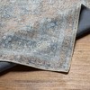 Livabliss 2'7"x8' Tahmis Traditional Machine Washable Rug Blue: Pet Friendly Runner, Flat Pile Chenille - 3 of 4
