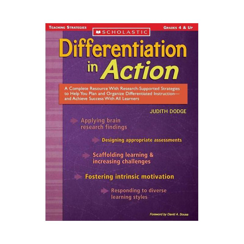 Differentiation in Action - (Scholastic Teaching Strategies) by  Judith Dodge (Paperback), 1 of 2