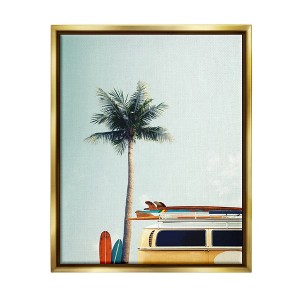 Stupell Industries Surf Bus Yellow With Palm Tree Photography - 1 of 4
