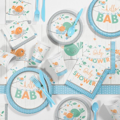 baby boy plate set