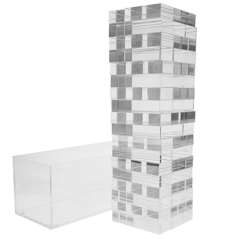 OnDisplay 3D Luxe Acrylic Stacking Tower Puzzle Game, 2 of 8