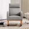 Acekool Nursery Rocker with Storage - 3 of 4
