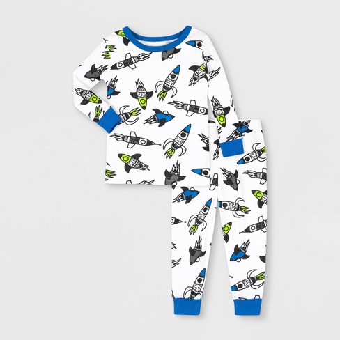 Lamaze Organic Baby Organic Baby/Toddler Girl Unisex Tight Fit Pajamas Set Boy