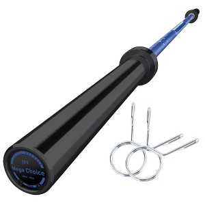 Powerlifting Barbell, Weight Bar for Strength Training. Weight Bar for Snatch & Strength Training,  Knurled Grip Weight Bar, Fits Standard Plates - 1 of 4