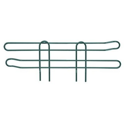 Quantum Storage Systems Side Ledge, 14"D X 4"H, Green Epoxy Antimicrobial Finish