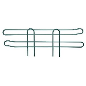 Quantum Storage Systems Side Ledge, 12"D X 4"H, Green Epoxy Antimicrobial Finish - 1 of 2