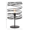 Metal Accent Lamp with Ring Shade Black - Olivia & May: Industrial Nightstand Lighting, No Assembly Required - 3 of 4