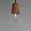Maxim Lighting Carpenter 1 - Light Pendant in  Walnut/Black - 3 of 4