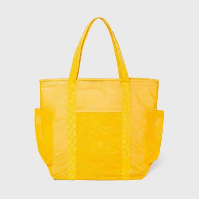 Mesh Tote Handbag - Shade &#38; Shore&#8482; Yellow