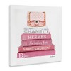 Stupell Industries Pink Book Stack Fashion Handbag, 36" x 36" - 3 of 4