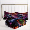 Boersma Monster Truck Comforter Set, Racing Sport Bedding, Colorful Painting Monster Truck Bedding Room Decor - 4 of 4