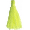 John Bead 1in Sunshine Yellow Cotton Tassels Ornament for DIY Crafts Party Decorations, 20pcs - 3 of 4
