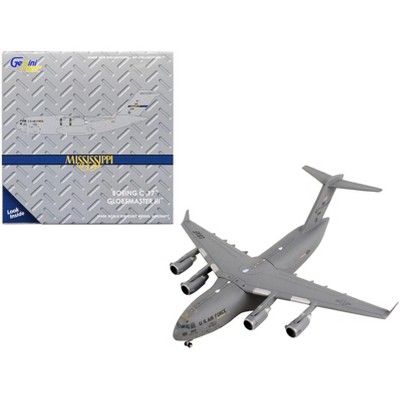 McDonnell Douglas C-17A Globemaster III Aircraft Mississippi Air National Guard USAF 1/400 Diecast Model Airplane by GeminiJets