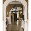 Cal Lighting 60W X 4 Townsendglass Chandelier (Edison Bulbs Not Included) - 2 of 2