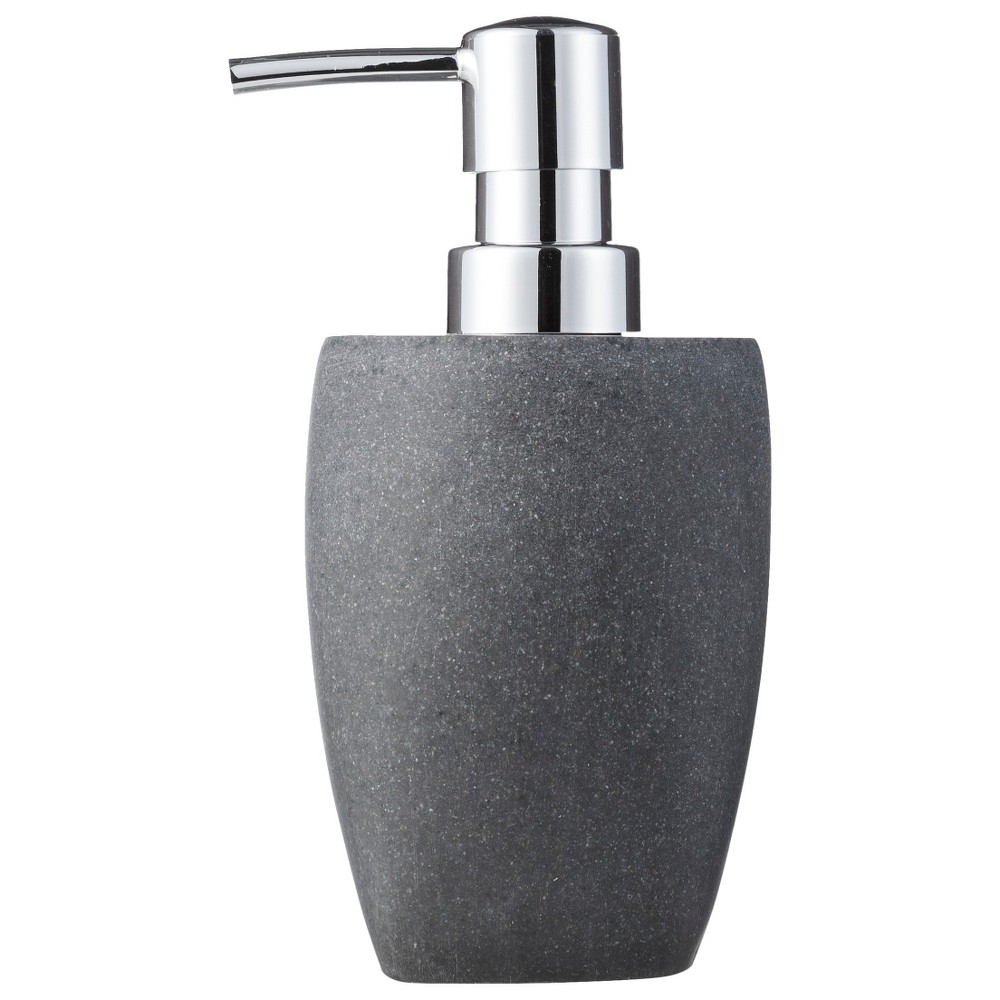 Photos - Soap Holder / Dispenser Charcoal Stone Soap/Lotion Dispenser Gray - Allure Home Creations