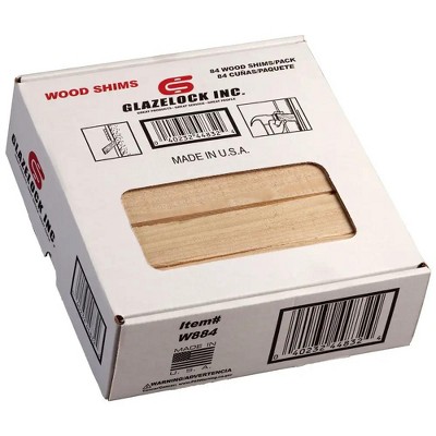 Glazelock 8in Natural Pine Wood Shims