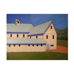 Trademark Fine Art - Carol Young  Dairy Farm Canvas Art - 1 of 4