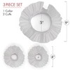 Skeleteen Girls Costume Renaissance Collar Cuff Set - White - 3 of 3